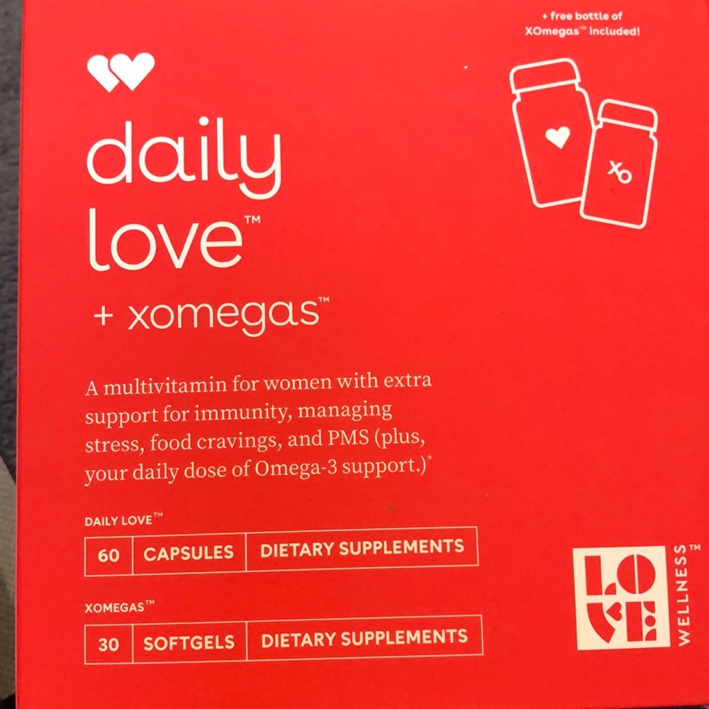 NWT Love wellness multi vitamin and omegas